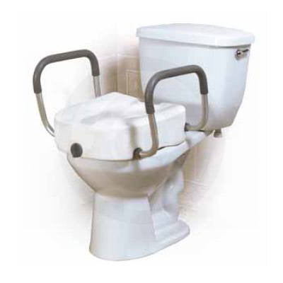 Toilet Raised Seat W/ Handle